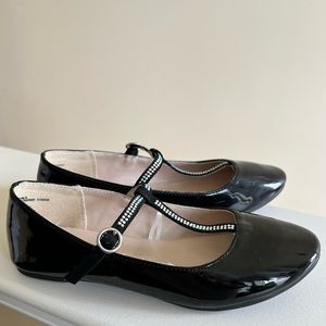 Girls Sparkly Ballet Dress Shoes